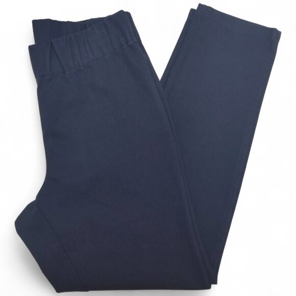 SOFT SURROUNDINGS Pull-On Midrise Ankle Pants Jeans Black Style #34848 - Picture 1 of 4